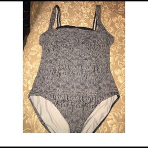 Calvin Klein Snake Skin sz 14 One-Piece Swim Suit